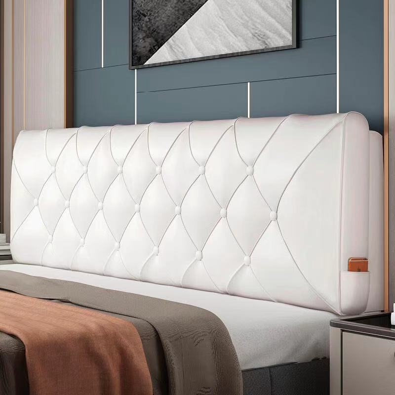 同洁仕家软包床头靠垫大靠背双人床卧室榻榻米软包床头靠垫枕头皮革可