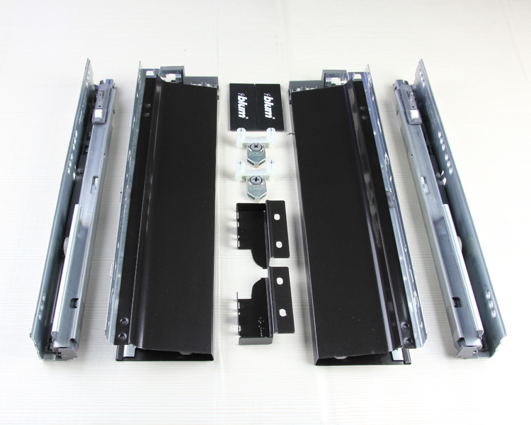 进口百隆抽屉blum358骑马抽阻尼轨道百变星缓冲抽中抽内抽滑轨定制