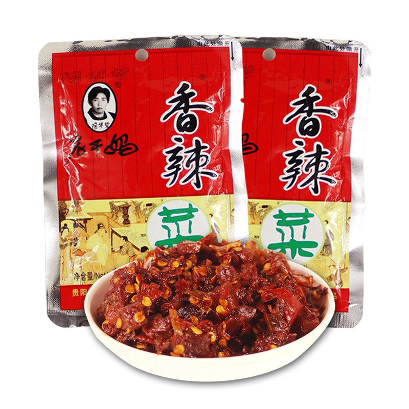 橙伯乐 陶华碧老干妈香辣菜袋装下饭菜小包装贵州特产拌面咸菜 【10包