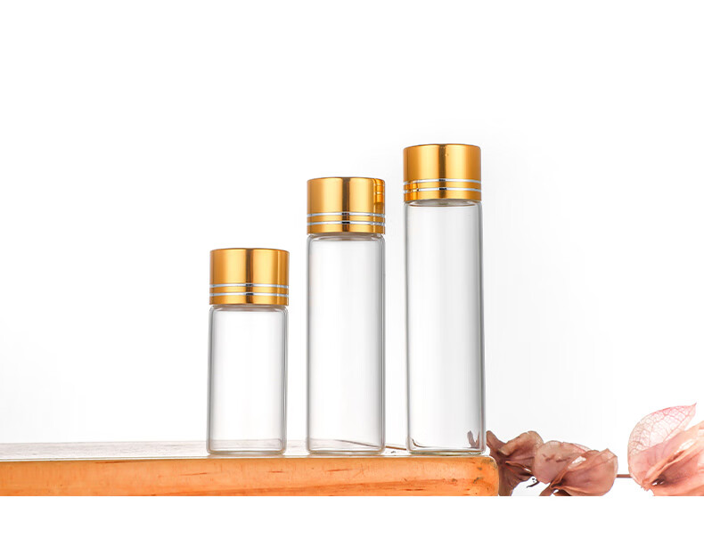 天南兄弟(tnbrothers)小瓶玻璃药瓶迷你药瓶带盖密封食品级透明口服液