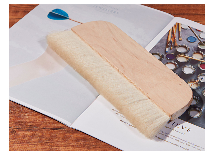 耐辉顿羊毛排刷装裱拓款刷篆刻棕老虎棕刷手工裱画刷鬃刷拓片刷羊毛