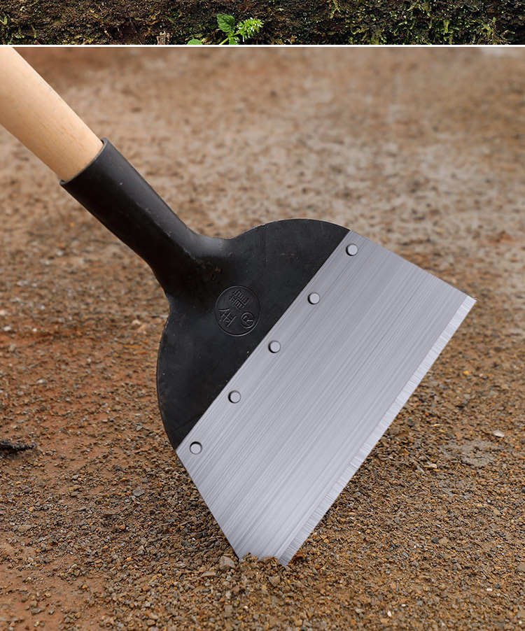 soumiety锰钢大号平铲冰铲刀鸡屎铲畜牧养殖清猪粪锹墙面猪圈清洁神器