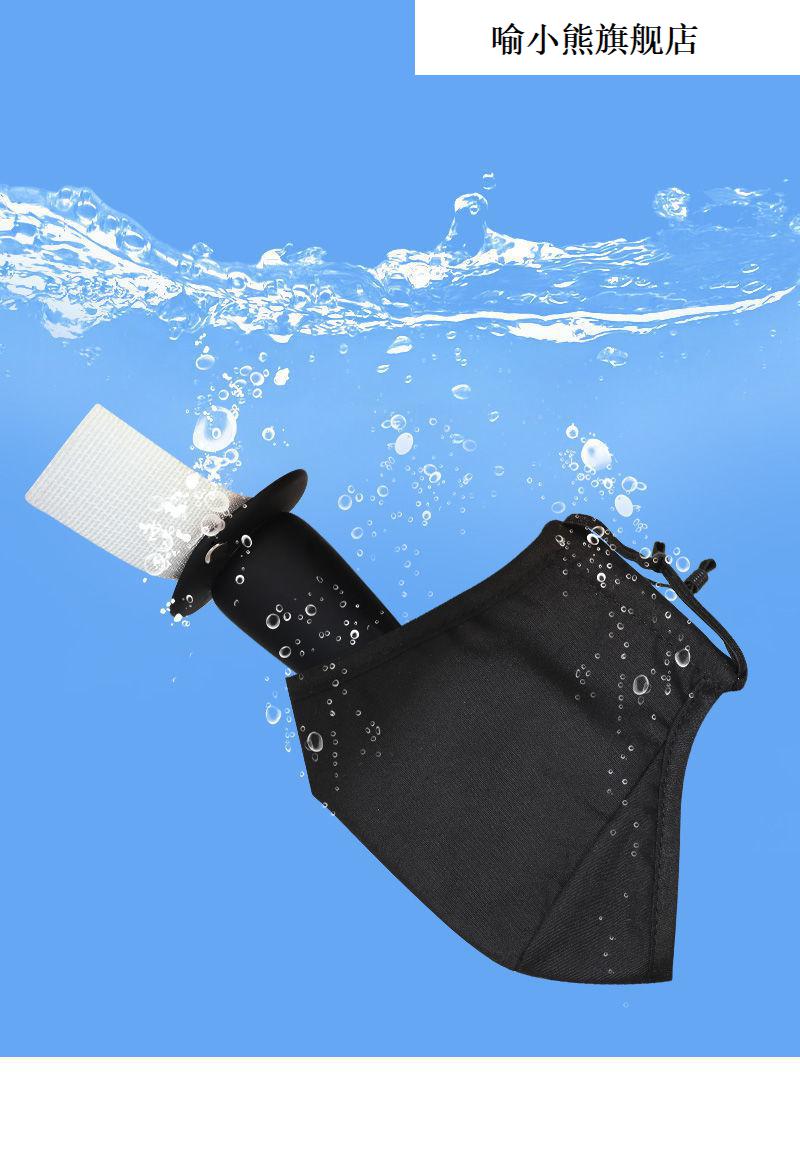 喻小熊口罩口球口罩男女佩戴无异味硅胶外出佩戴穿戴口塞情侣玩具sm