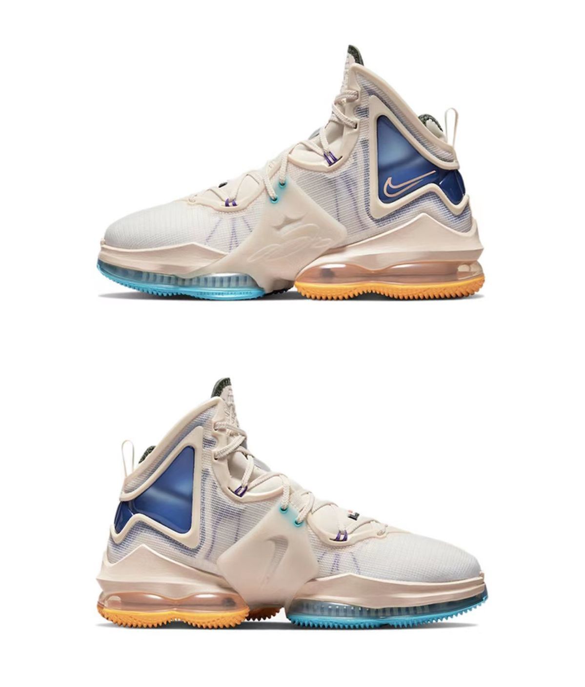 新款詹姆斯19代篮球鞋男学生真气垫实战球鞋大灌篮高帮战靴鞋 詹姆斯1