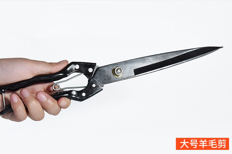 羊毛剪刀手动剃羊毛剪羊毛的剪刀大号剪子兔毛狗毛剪刀修毛剪颜色随机