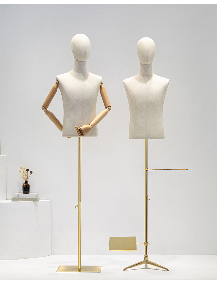 服装店男模特橱窗展示架道具男半身人台全身西装模特