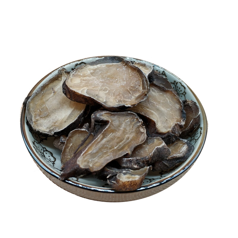 黑复片 中药材 黑片顺500克蒸魔芋片炙黄 蒸 熟附片附子炮附【图片