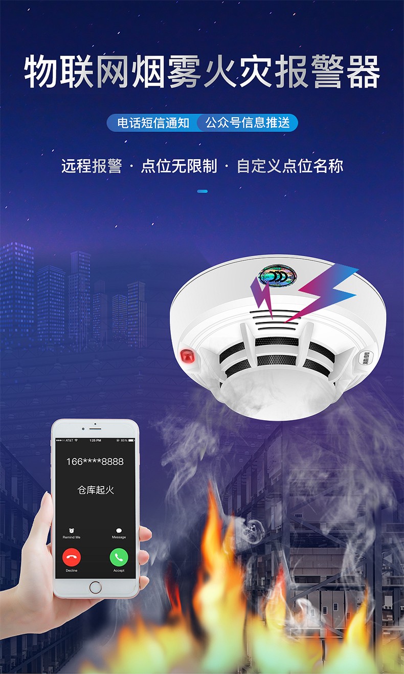 3018型智能wifi烟感(店长推荐投保3000万【图片 价格 品牌 报价】
