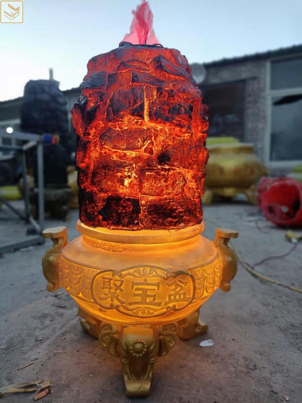 电子旺火春节家用电旺火春节可定制大小烧旺火兴旺火新年元宵节摆件