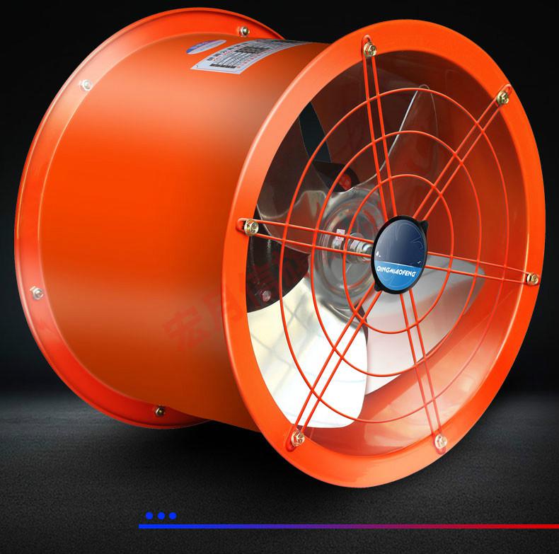 高速圓筒風機220v強力管道抽風機廚房油煙機排風扇靜音工業排氣扇8寸