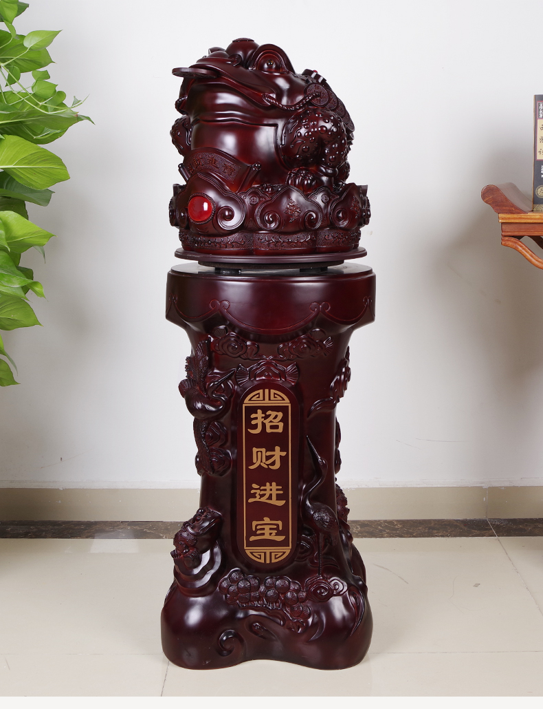 黛安缇金蟾落地摆件酒店大堂客厅办公室装饰别墅玄关财位风水摆设a款