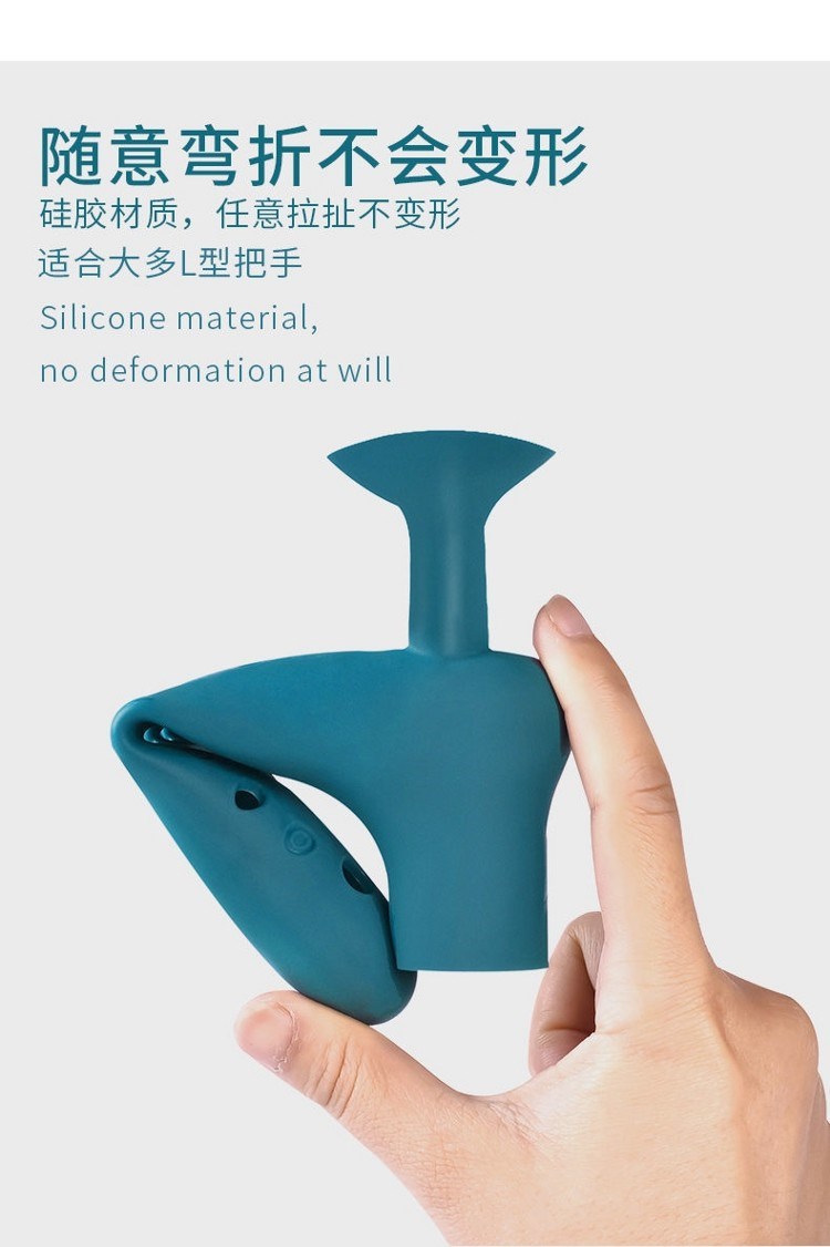 硅胶门把手保护套防撞门把套防盗门房间拉手护套卧室防磕碰吸盘式婴乐