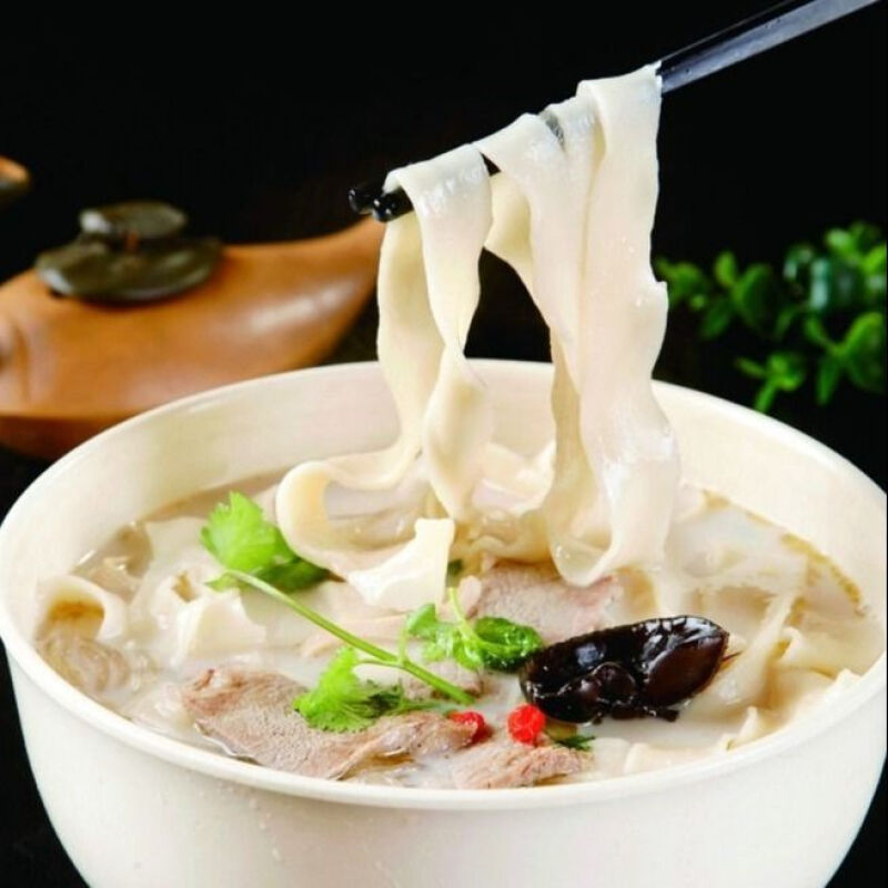河南老郑州烩面羊肉滋补烩面非油炸宽面条 手抻面方便速食 烩面片80g