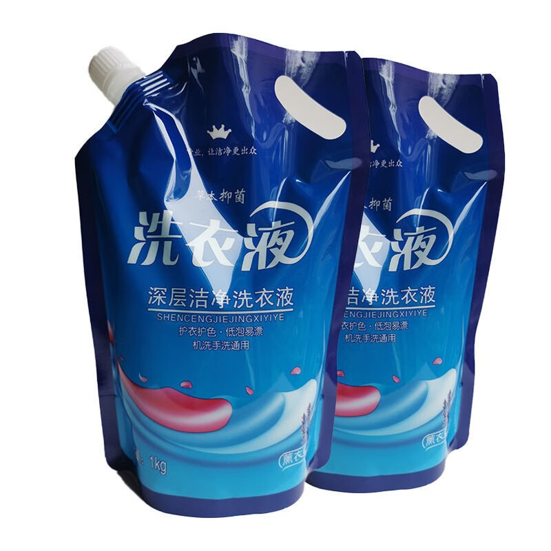 袋装洗衣液手洗机洗整箱批发家庭套装香味持久留香 5袋装每袋500克