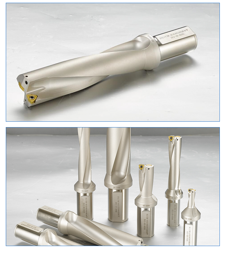 快速钻头平底u钻车床用喷水钻深孔暴力钻头sp/wc2d3d4d5d倍径 55.