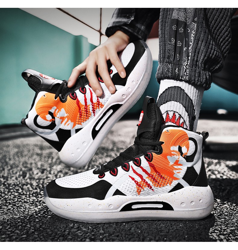 欧文7代篮球鞋男2021新款kt6冬季战靴防滑耐磨学生运动鞋子女5北卡蓝