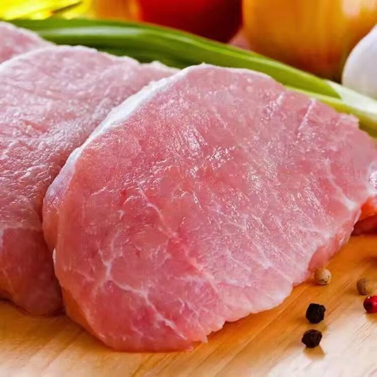 纯瘦肉新鲜猪肉生肉黑猪肉去皮去骨后腿肉精红肉土猪肉九斤装纯瘦肉无