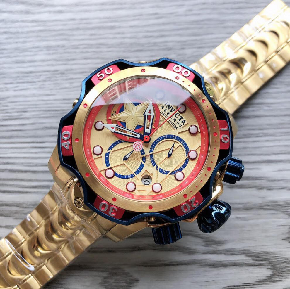 因维克塔小丑联名手表因维克塔invicta joker dc漫威联名小丑防水男士