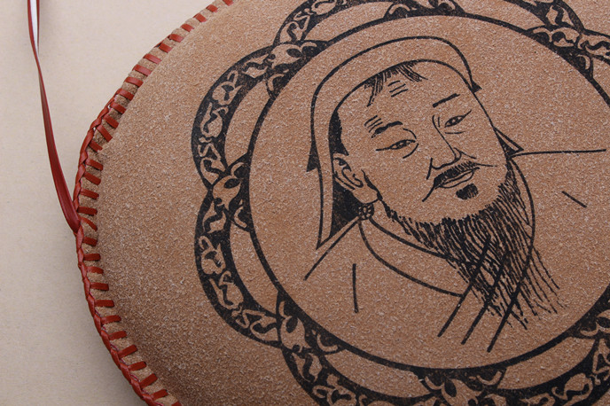 蒙古酒囊 大号酒囊水袋挂件新疆纯羊皮制品蒙古族特色水壶水袋酒壶