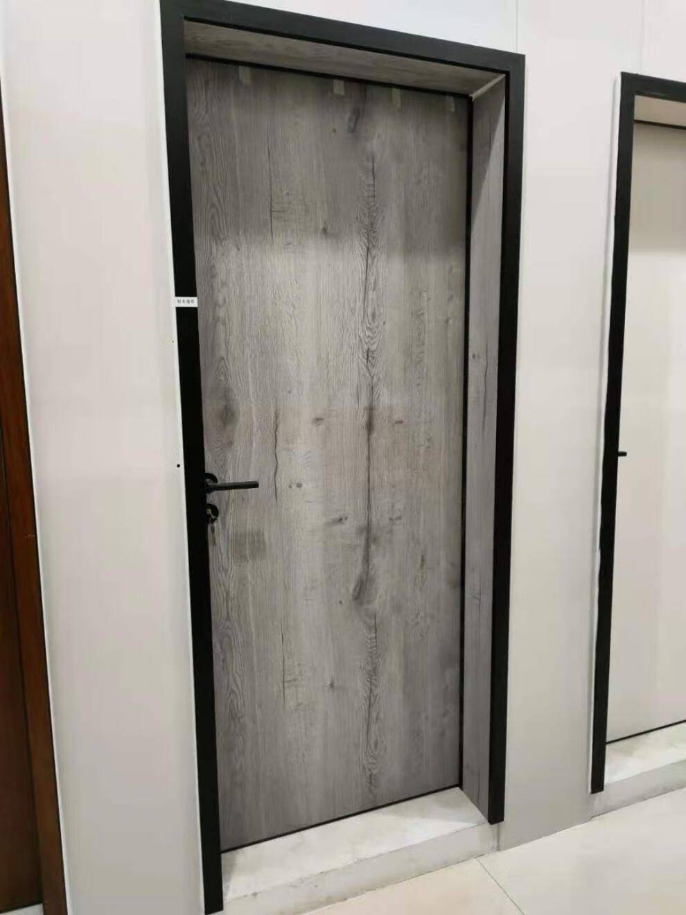 灰油砂玻璃门极窄超白长虹玻璃门厕所卫生间门铝合金厨房浴室洗手间平