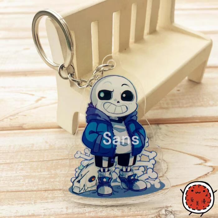 传说之下挂件传说之下undertalesansfriskcharapapyrus周边一套3件