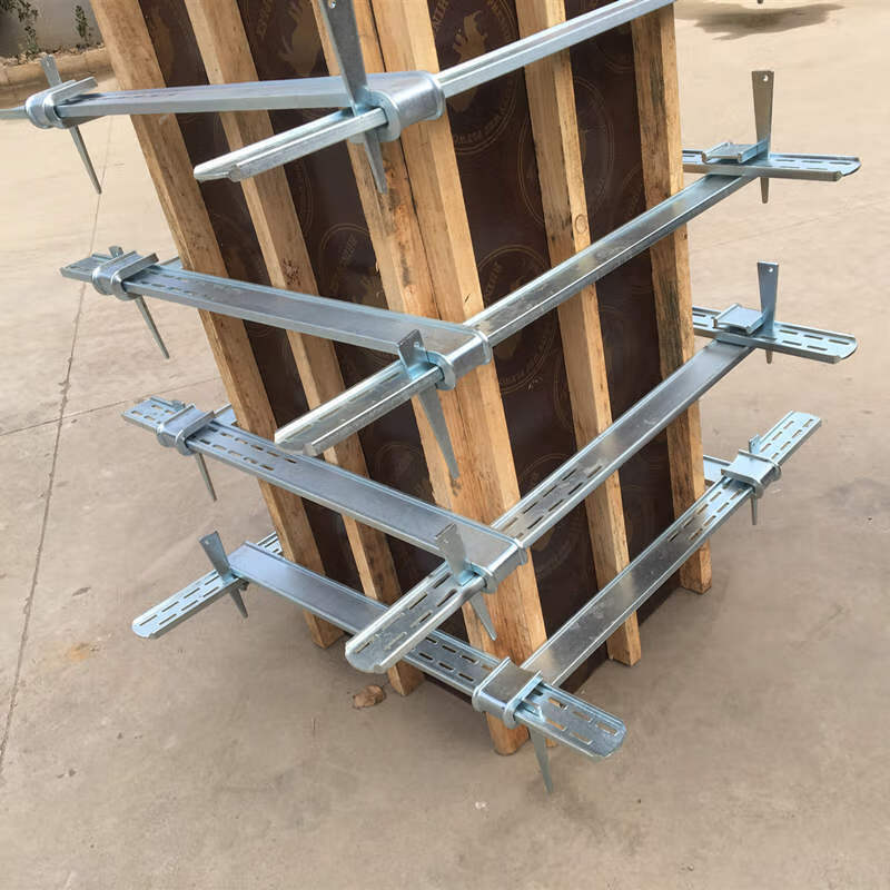 新型方柱扣加固件方圆扣紧固件方形柱加固体系400600