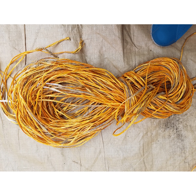 鞭子响鞭鞭穗梢甩鞭鞭绳 整根黄色迪尼麻1斤半胶 10米以上【图片 价格