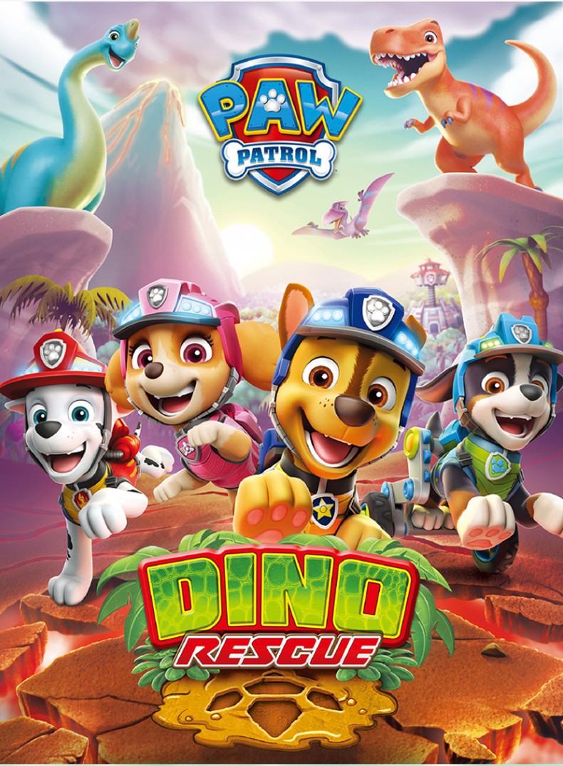 汪汪队立大功玩具恐龙救援队狗狗巡逻队合金车全套模型车儿童男孩女孩