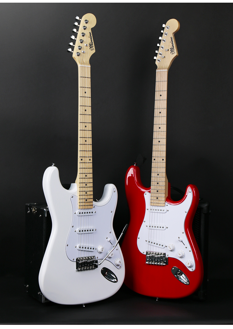 名森电吉他单摇st套装吉它套装级成人初学者入门摇滚电吉他 【魔音