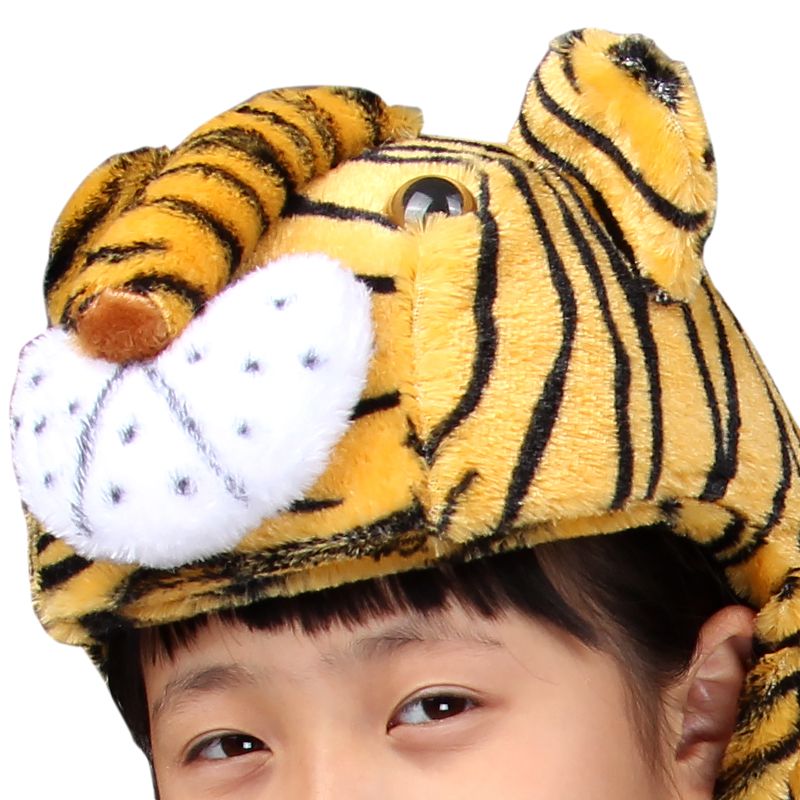 动物演出服儿童动物演出服小老虎幼儿园表演衣服森林王卡通老虎短袖