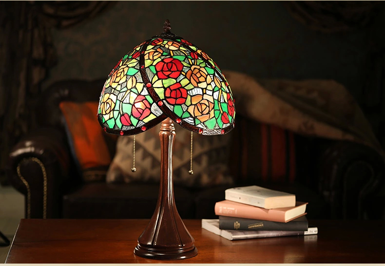 奢华温馨喜庆客厅婚房复古装饰浪漫台灯拉链开关线上按板开关双重开关