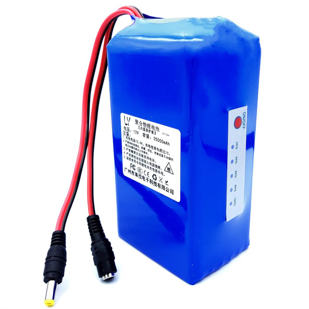 锂电池大容量音响移动电源伏户外led灯箱洗车机监控可充电电瓶古汀