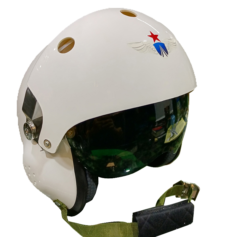 飞行员头盔大号四季摩托电动车骑行男女成人全新双镜片个性安全帽