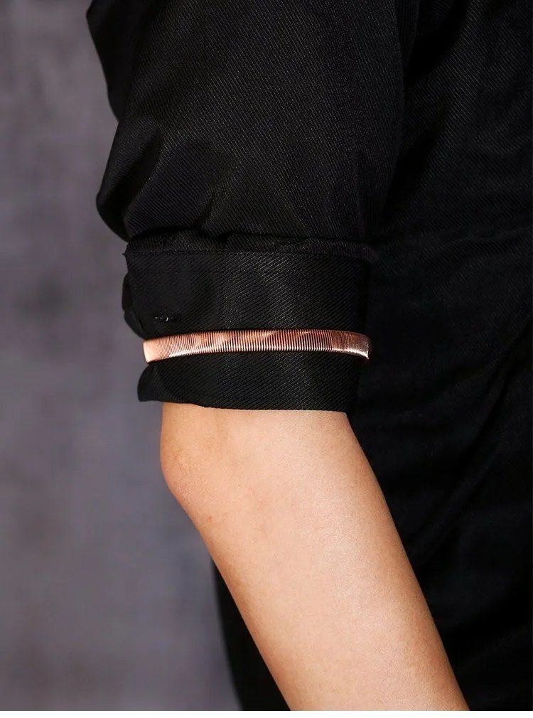 男士衬衣袖箍衬衣弹性袖环袖箍袖带臂环弹簧男女衬衫调酒师手环臂带