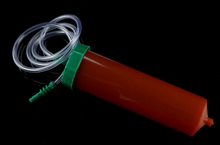 100/300cc 琥珀色黑色uv点胶针筒 大容量胶桶 点胶机针筒遮光阙拈芊