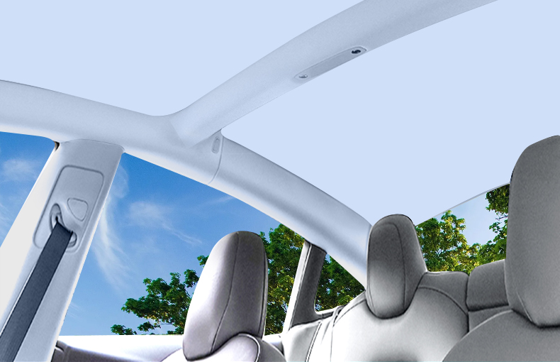 适用特斯拉天窗遮阳顶model3汽车modely防晒帘顶部丫车顶棚3配件y 【3