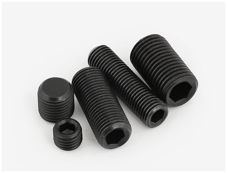 9细牙平端紧定螺钉无头螺丝顶丝堵头*0.75x1.0x1.25 细牙m10*1.