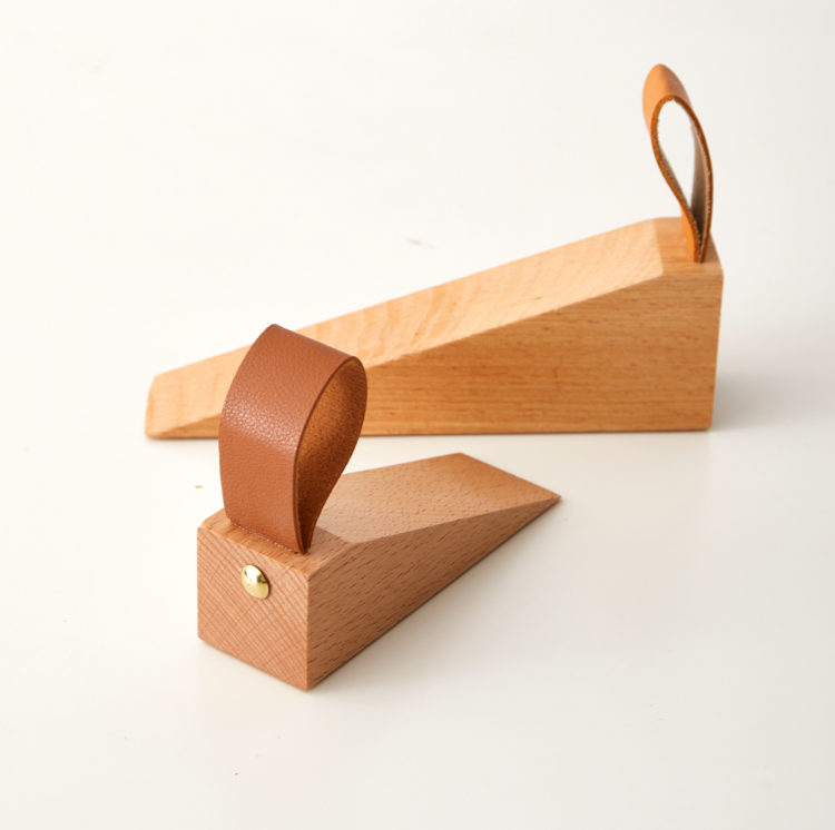 阻门器门阻顶门器堵门免打孔门楔挡门缝防关门档顶门防风可移动实木