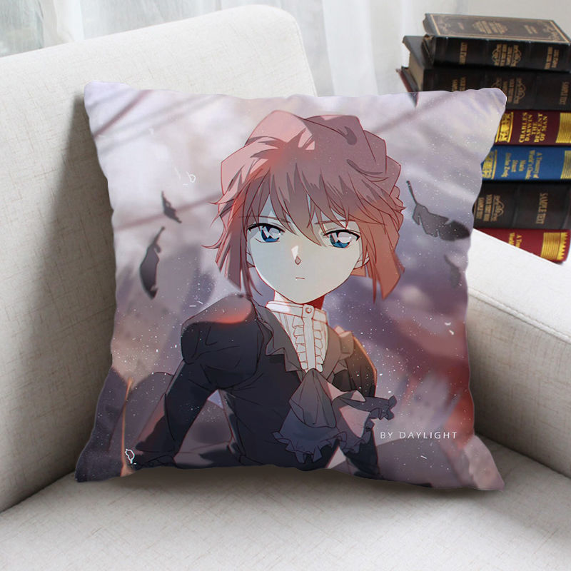 灰原哀抱枕 可定制动漫枕头双面名侦探柯南周边二次元靠枕靠垫生日