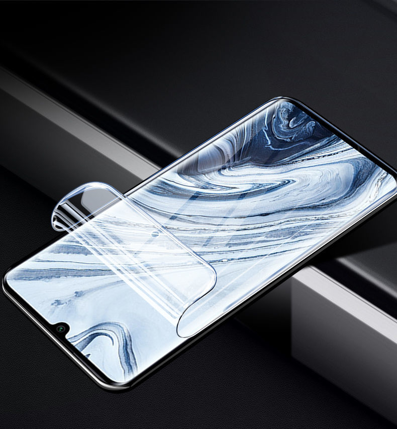 9pro膜抗蓝光手机软膜保护贴膜进口水凝冻膜超清抗指纹2片装小米cc9e