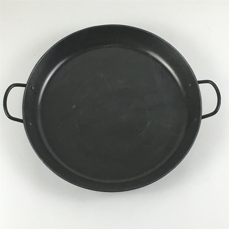 铁锅煎饼锅摆摊商用大号平底锅煎包熟铁锅无涂层传统老式双耳36cm锣锅