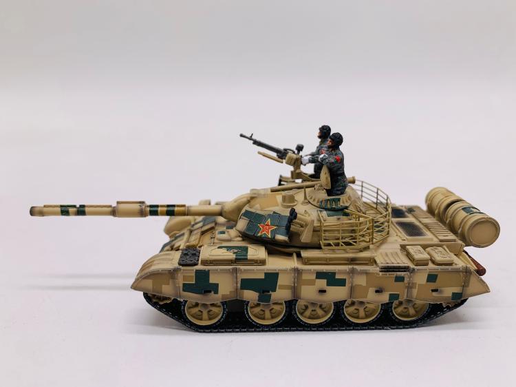 虎式坦克模型1/72 中国陆军ztz-59d坦克 59式主战坦克 沙色涂装【图片