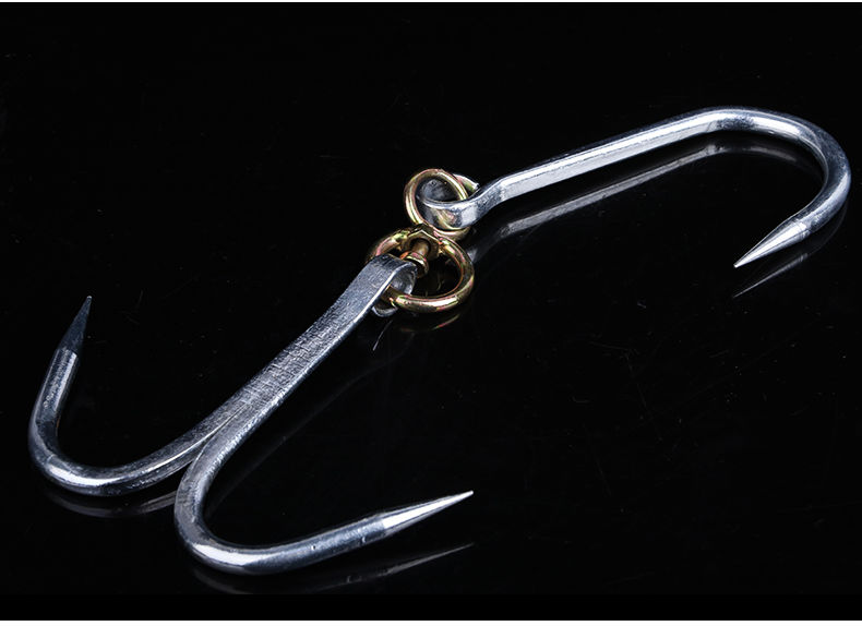 杀猪钩子挂肉钩子屠夫猪肉勾子羊牛肉挂钩不锈钢商用肉勾杀猪手钩铁钩