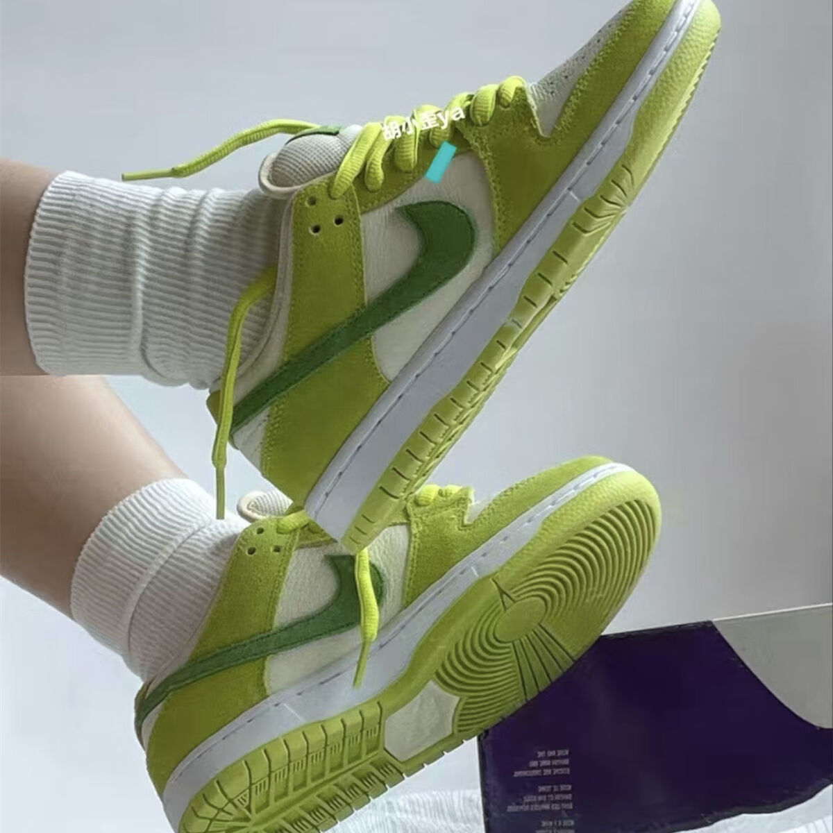 sbdunk米绿青苹果夏季低帮复古休闲aj男女情侣鞋运动鞋dm0807-300