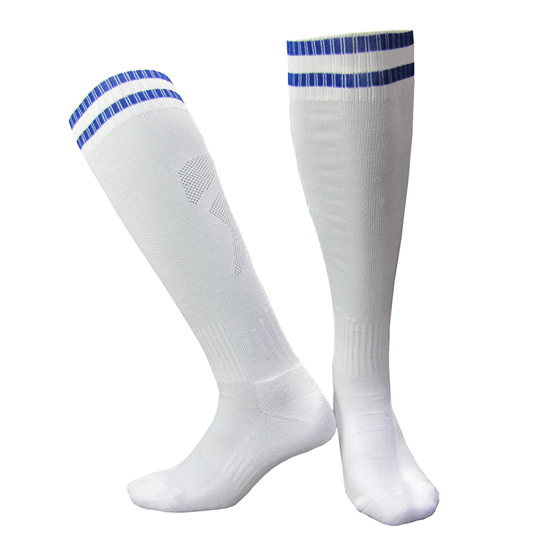 足球袜长筒男儿童同款足球袜夏季毛巾底运动袜子足球长袜ctm011黑白