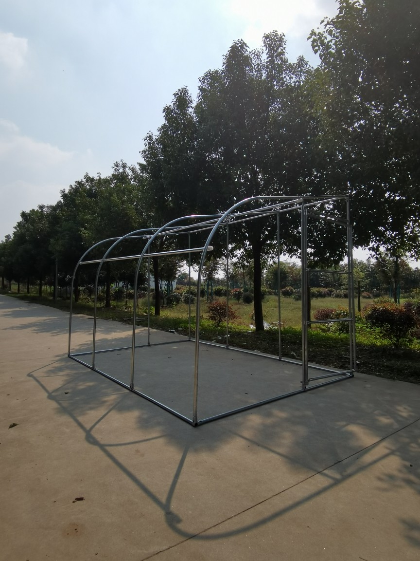 家用多肉花卉防水防晒植物大棚骨架钢管阳台楼顶温室花房暖房保温2米
