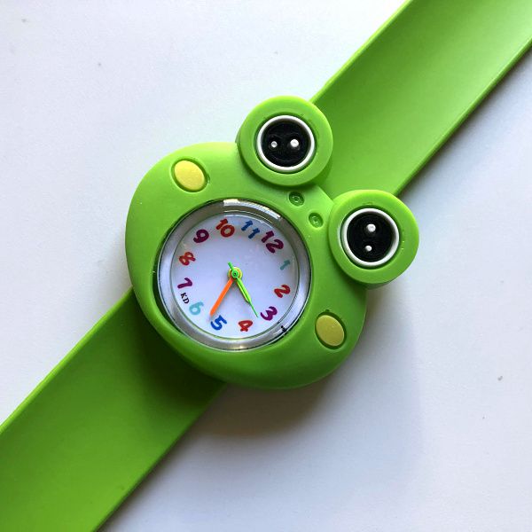 绿水龟儿童表 鲨鱼海星乌龟卡通拍拍表 男女孩电子表 啪啪圈手表 螃蟹