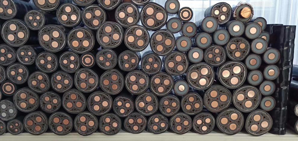 10kv高压铝芯铠装电缆线yjlv223芯507095150240300平方国标8715kv3x95