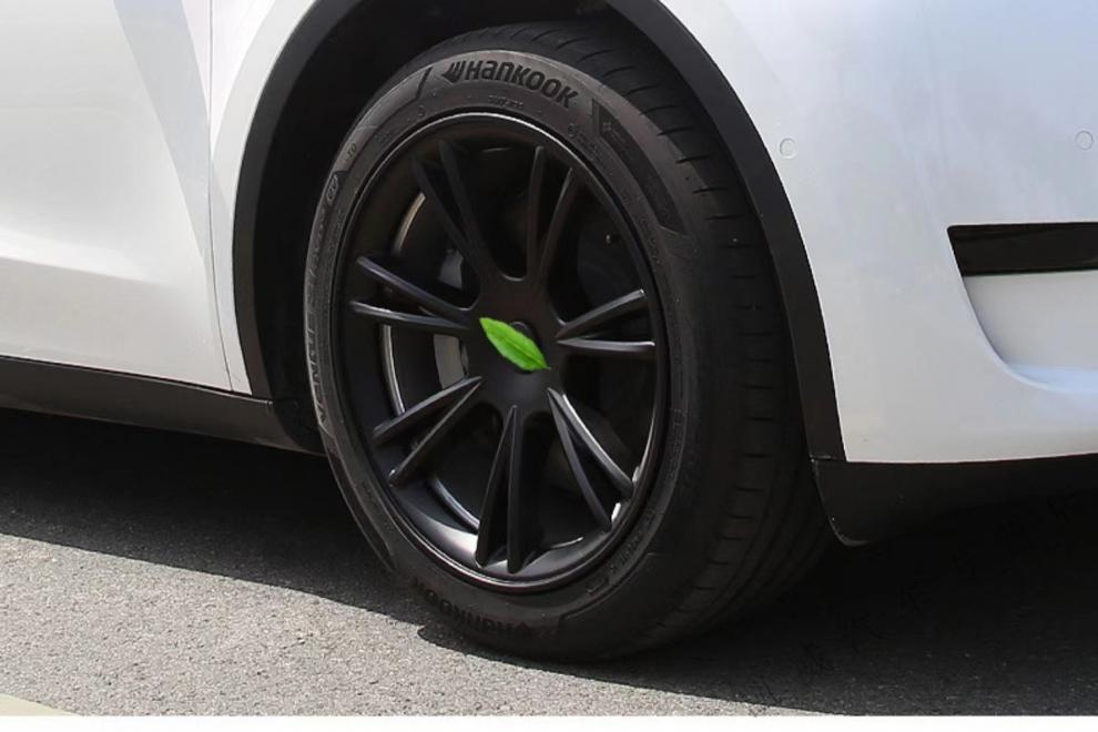 22款特斯拉modely轮毂盖罩model丫轮廓改装黑武士19寸车轮圈保捷频