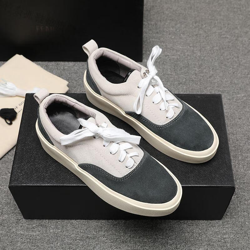 高档品牌fog fear of god 101 第六季高街休闲百搭厚底低帮板鞋潮流男